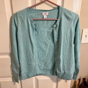 Old navy baby blue cardigan